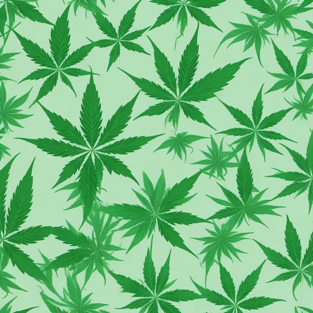 vetor flutuante cannabis verde maconha deixa design de fundo