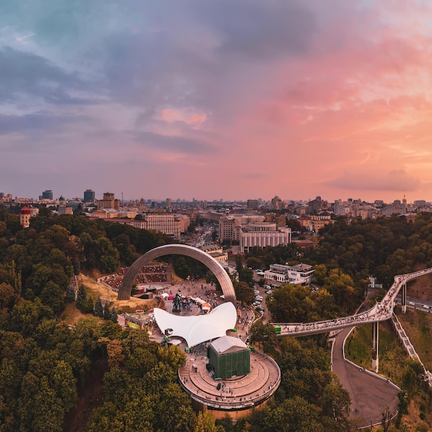 Vew de Kyiv de cima