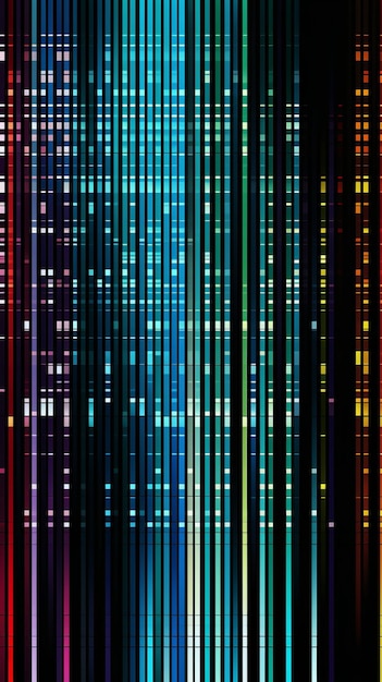 VHS-Glitch-Effekt Hintergrund Bildschirm mit statischem Rauschen Altes TV-Muster farbenfroh