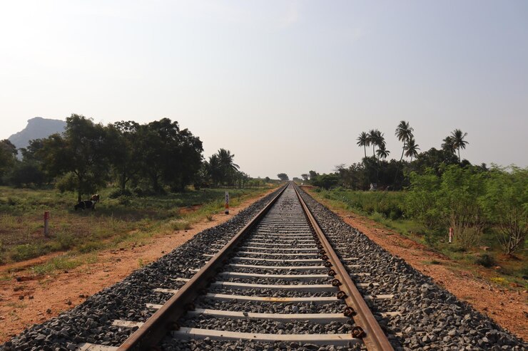 Vía ferroviaria india