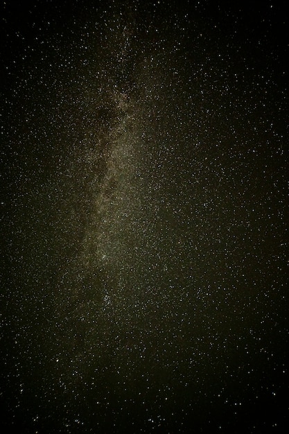 Foto vía láctea en un hermoso cielo limpio y cristalino