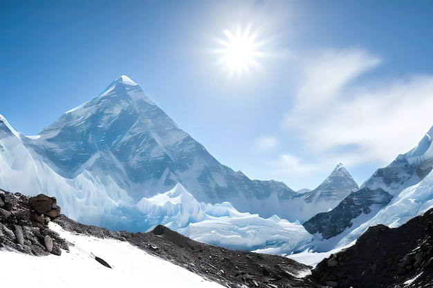 Vía Láctea de Invierno en el Monte Everest