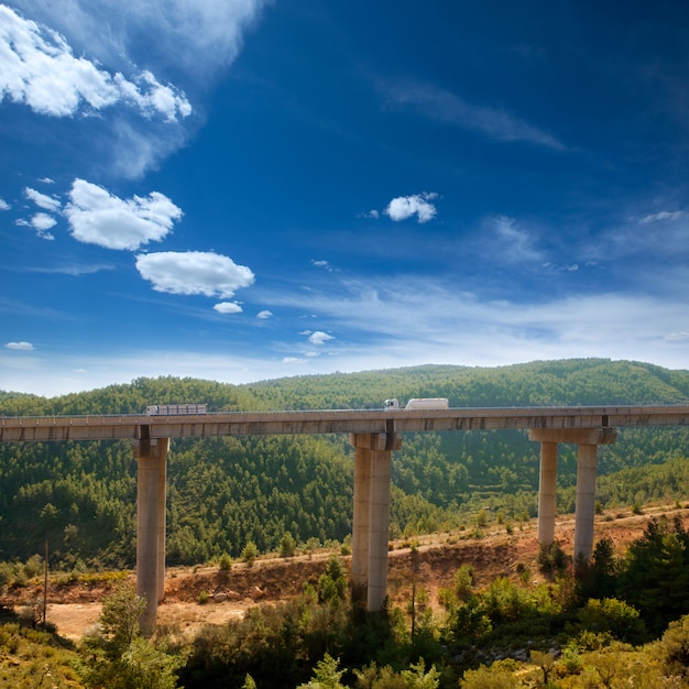 viaducto de Bunol in Autovia A-3 Straße Valencia