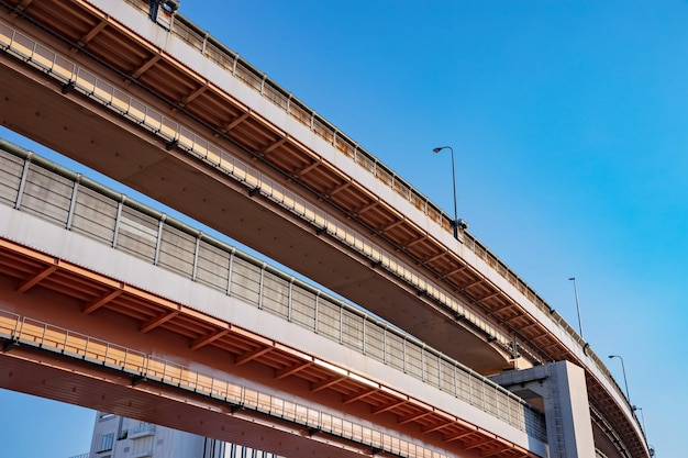 viaduto, vista sob a ponte