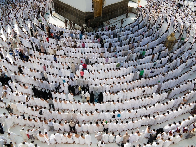 Viagem ao hajj na sagrada meca foto de alta qualidade foto de alta qualidade