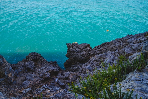 viagem, cena mediterrânea, cidade de peniscola localizada na espanha