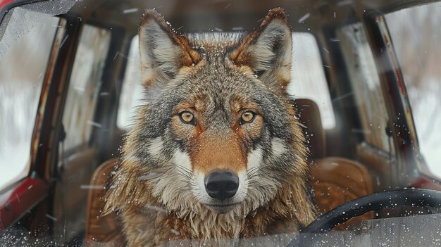 Viagens de carro para o Lobo Feliz