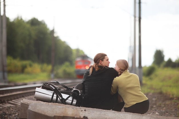 Viajar com uma mochila a pé