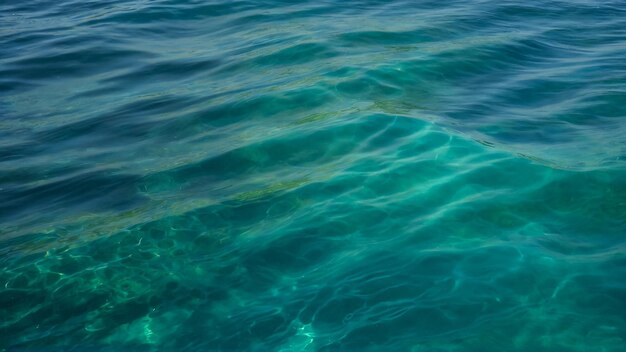 Foto viajar para o país do oriente médio reino da jordânia ondas na superfície do golfo de aqaba no mar vermelho em wi