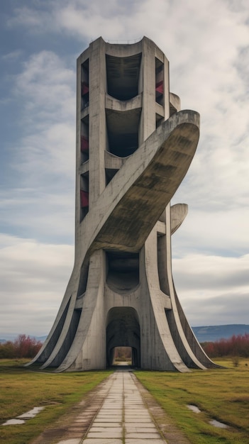 Foto viaje al reino de los spomeniks yugoslavos explorando el cielo psicodélico y los monumentos brutales en