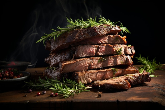 El viaje de la carne asada sabrosa