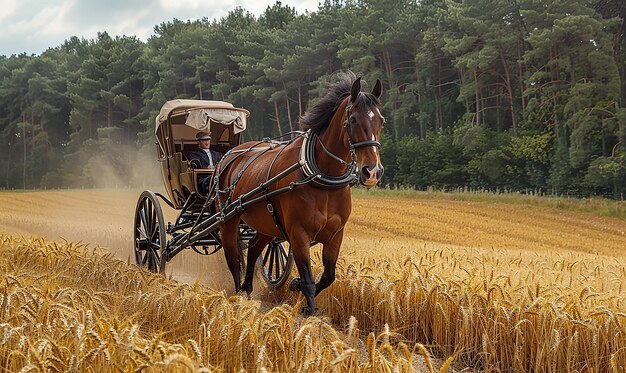 Viaje en carruaje de campo