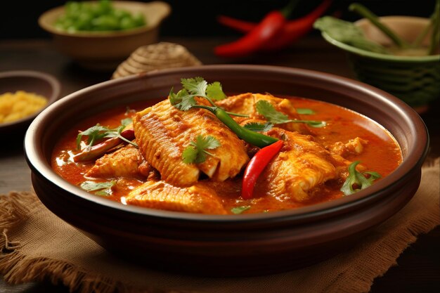 Un viaje culinario con un delicioso curry de pescado que hace llorar la boca