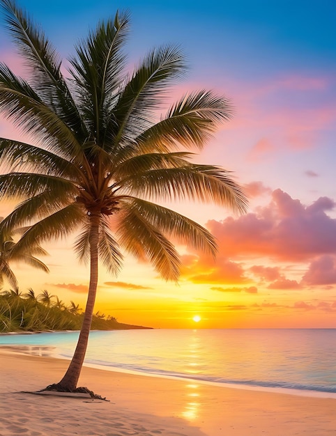 Viaje a la playa de fondo de la isla tropical