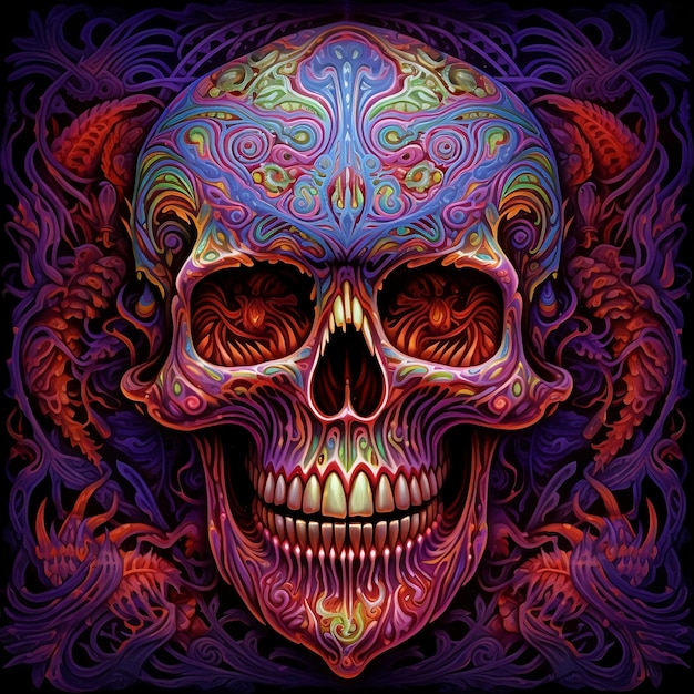 El viaje de Skull039 a través de los reinos DMT