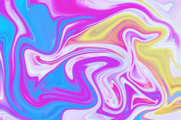 un viaje a través de la brillantez del arte creativo y la geometría ilustración gráfica de fondo de patrón de mármol de remolino líquido color de tono pastel vivo patrón de remolino de polígono moderno fondo abstracto