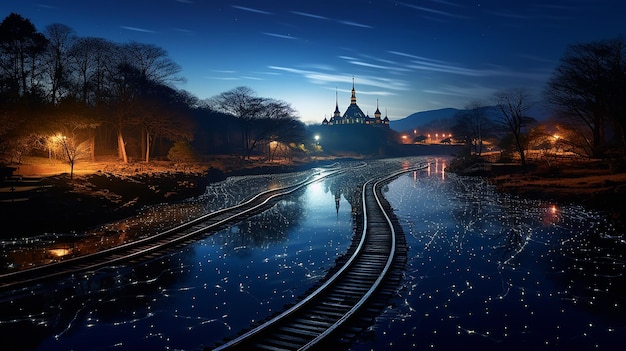 Viaje por las vías del tren