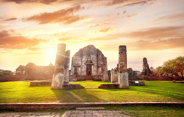 Viajero en la antigua Tailandia