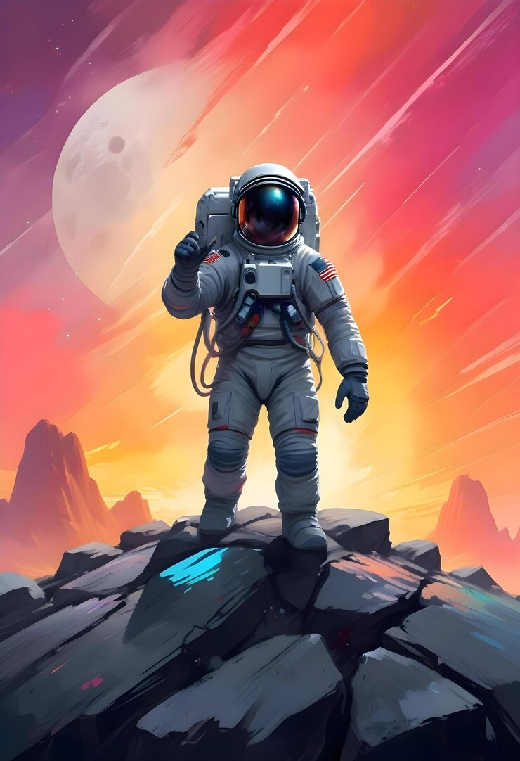 Viajero espacial Arte vectorial