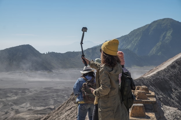 Foto los viajeros fueron impresionantemente detallada foto en sí