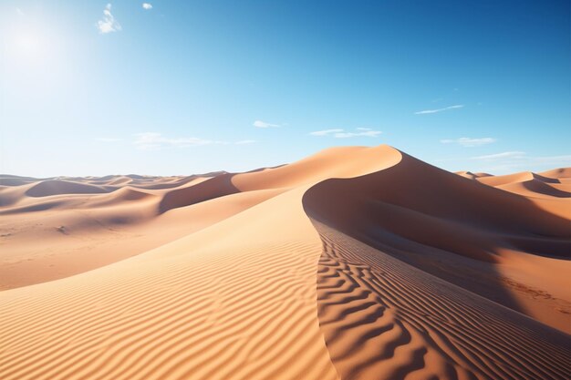 Foto viajes africanos sahara arena amarilla seca aventura del cielo azul