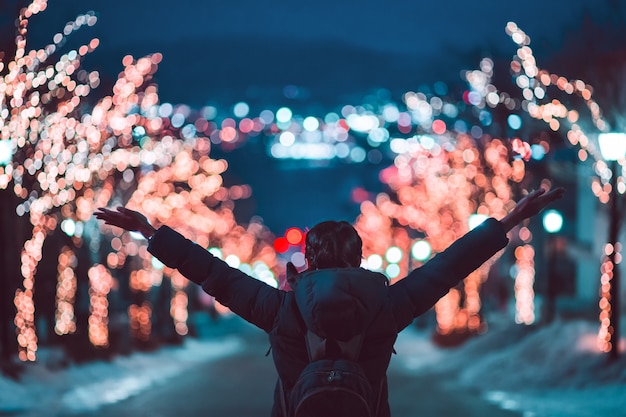 Viajes mujer en temporada de invierno