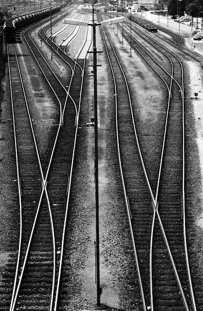 Foto vías ferroviarias