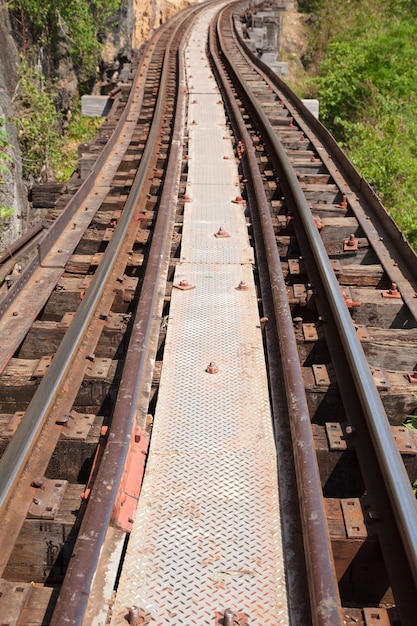 Foto vías del tren