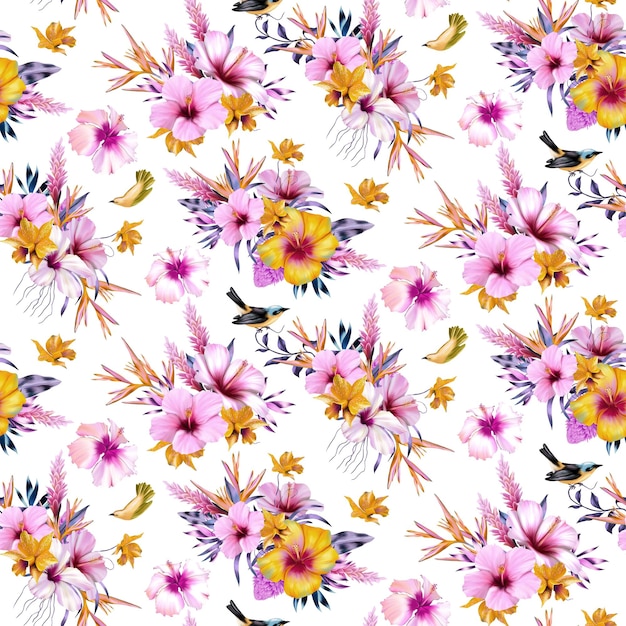 Vibração tropical floral_patterns