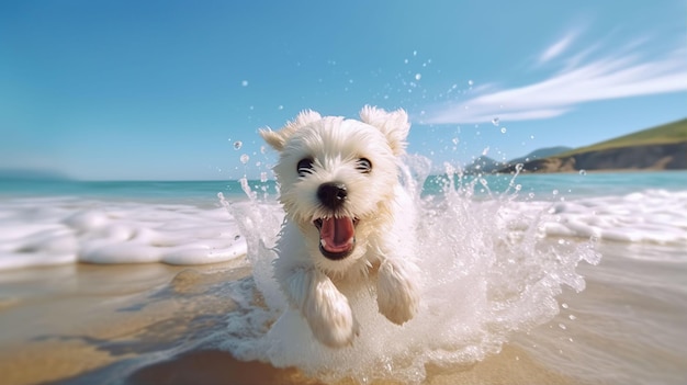 Vibrações de verão para cães