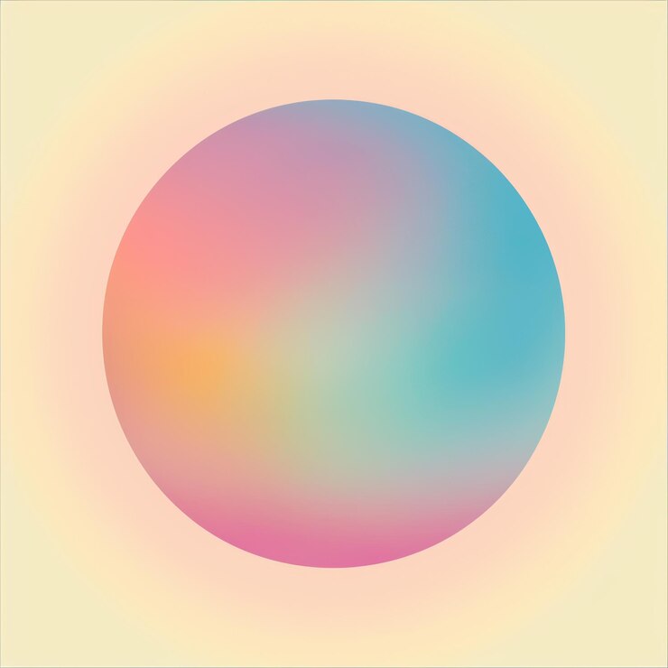 Foto vibrant pastel gradient background para la ia generativa de las redes sociales