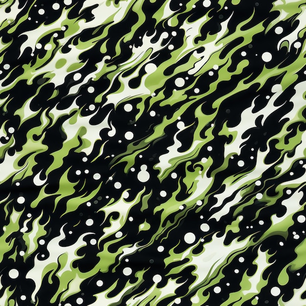 Vibrant slime green background com padrões abstratos gerados pela ia