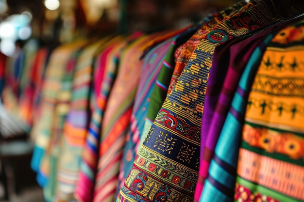 La vibrante artesanía de telas de Tailandia