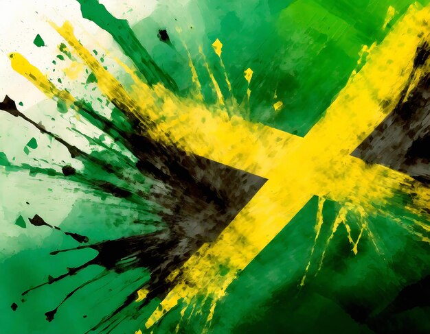 La vibrante bandera de Jamaica