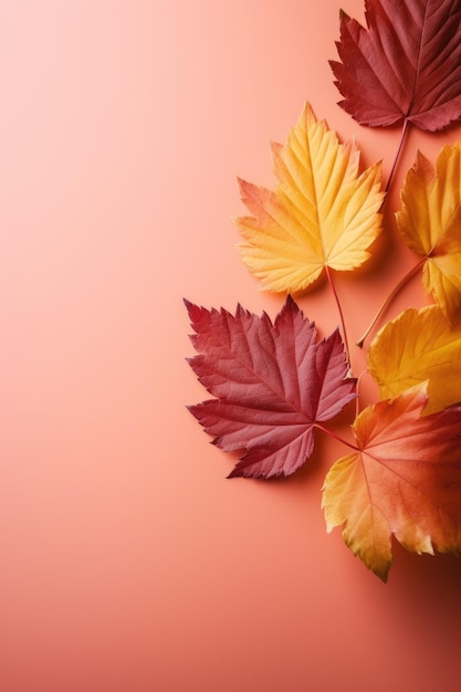 un vibrante collage de colores de otoño