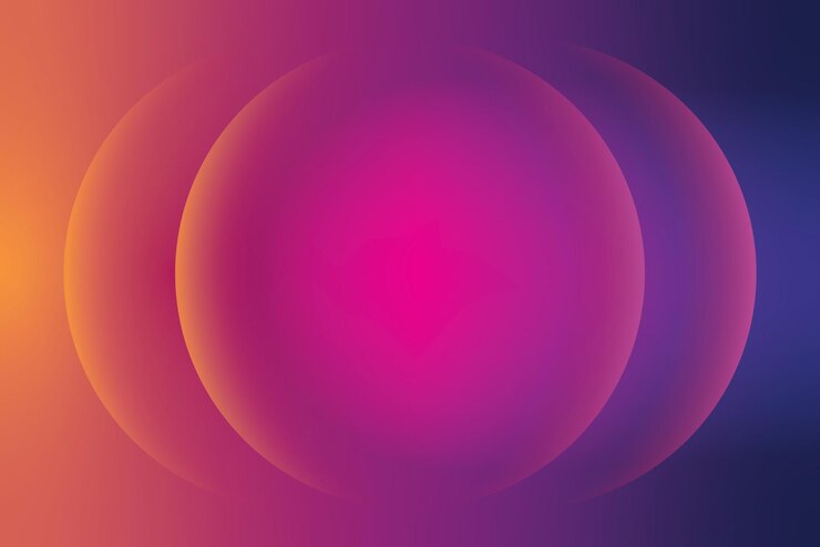 Foto vibrante diseño de fondo de esferas de gradiente abstracto