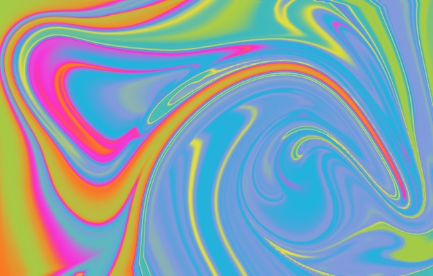Vibrante e suave gradiente cores suaves onda forma geométrica textura fluida arte