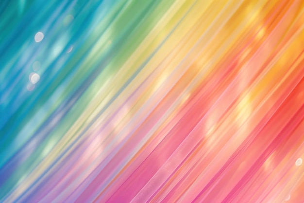 Vibrante fondo de color arco iris con luz brillante centrada y brillo radiante para la inspiración del diseño