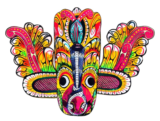 La vibrante máscara del diablo de Sri Lanka es un icono cultural