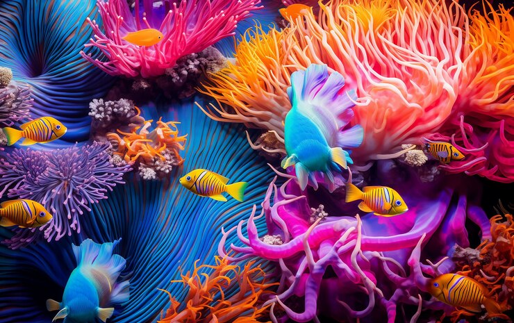 La vibrante sinfonía submarina La vida de los arrecifes tropicales