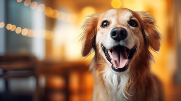 La vibrante sonrisa del perro exuda puro deleite