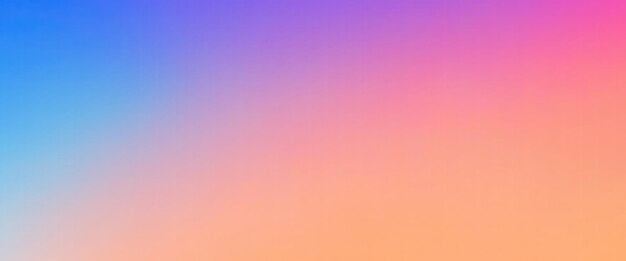 Vibrante suave colores naranja azul y rosa fondo con gradiente granulado