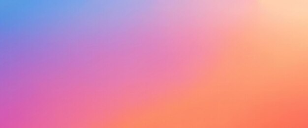 Vibrante suave colores naranja azul y rosa fondo con gradiente granulado