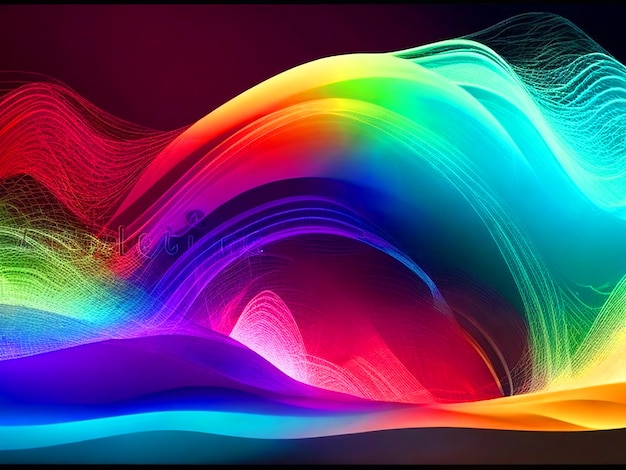 Foto vibrantes y coloridas para representar el fondo