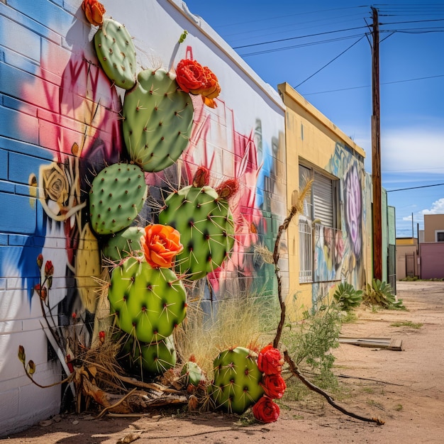 Foto vibrantes paisajes de acuarela que capturan las encantadoras calles de tucson en un increíble fotorealismo