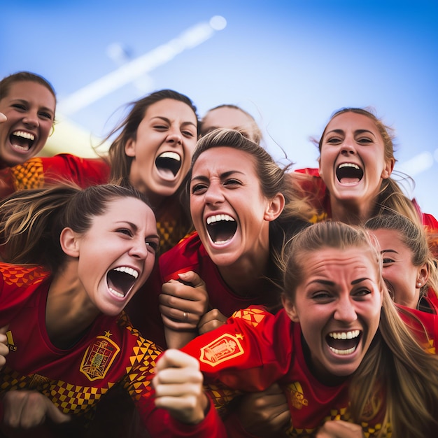 Victoria para el equipo nacional de fútbol femenino español