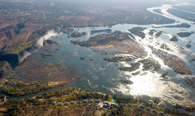 Victoria Falls é a maior cortina de água do mundo