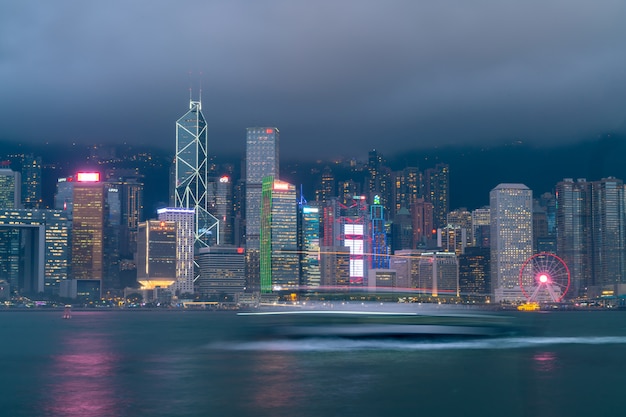 Victoria Harbour in Hongkong