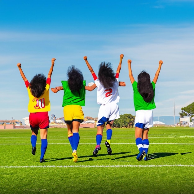 Victoria de la selección española femenina de fútbol Imagen y fondo gratis