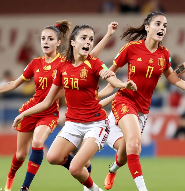 Victoria de la selección española de fútbol femenina